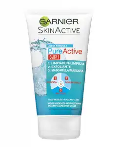 Garnier - Gel Limpiador 3 En 1 Skin Active
