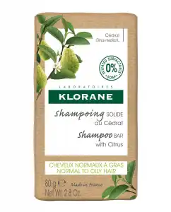Klorane - Champú Sólido A La Sidra 80 G