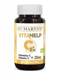 Marnys - 60 Cápsulas Vegetales Vitahelp Vitamina C + Zinc