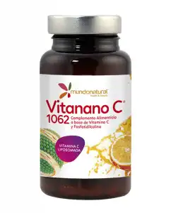 Mundo Natural - 30 Cápsulas Vitanano C 1062 Vitamina C Liposomada