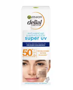 DELIAL - Crema Facial Sensitive Advanced Super UV Fluid FPS 50+ Garnier