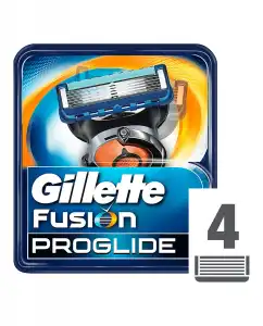 Gillette - Recambios Para Maquinilla De Afeitar Fusion Proglide