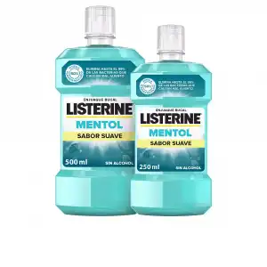 Mentol Suave Enjuague Bucal lote 500 ml + 250 ml