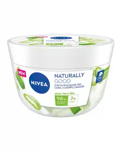 NIVEA - Crema Hidratante Corporal 24h Naturally Good Con Aloe Vera Bio