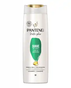 Pantene - Champú Suave & Liso Nutri Pro-V + Antioxidantes