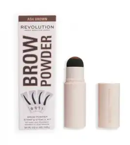 Revolution - Kit de cejas Brow Powder - Ash Brown