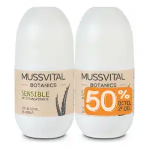 Mussvital Botanics Sensitive 150 ml Desodorante Roll On