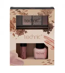 Technic Cosmetics - Set de labios, ojos y uñas