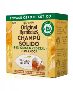 Garnier - Champú Solido Reparador Original Remedies Tesoros De Miel