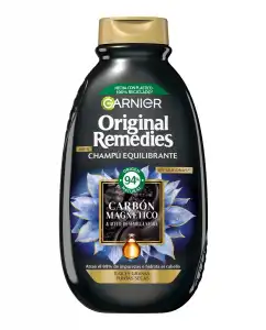 Garnier - Champú Equilibrante De Carbón Magnético Original Remedies