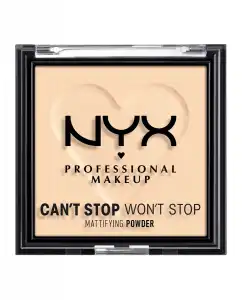 NYX Professional Makeup - Polvos Matificantes Profesionales Can´t Stop Won´t Stop