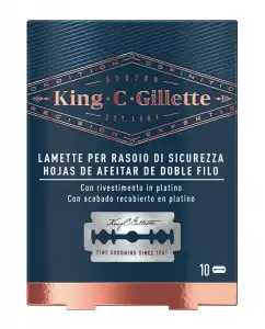 Gillette - Recambios Para Maquinilla 10 Uds King C.