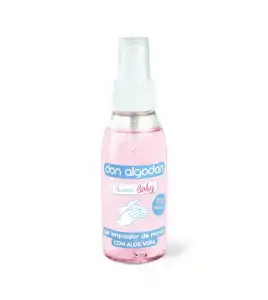 Don Algodon - Gel limpiador de manos con Aloe Vera - Aroma Baby