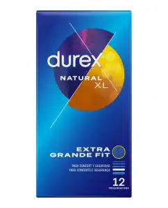 Durex - Preservativos Natural Xl
