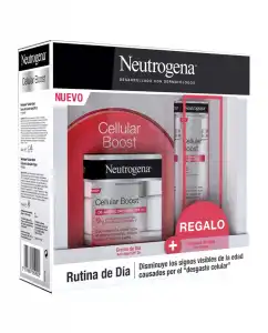 Neutrogena - Pack Crema De Día Cellular Boost Antiedad Con Vitamina C SPF20 + Contorno Ojos Antiarrugas