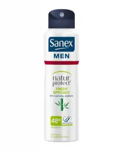 Sanex - Desodorante En Spray Natur Protect Fresh Efficacy Bambú Men