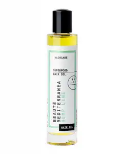Beauté Mediterranea - Aceite Para El Cuidado Del Cabello Superfood Hair Oil Sin Siliconas 99% De Ingredientes Naturales 50 Ml