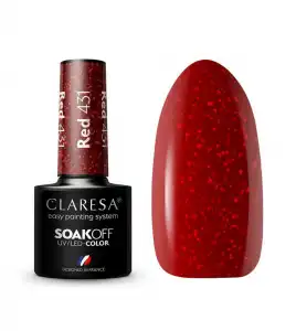 Claresa - Esmalte semipermanente Soak off - 431: Red