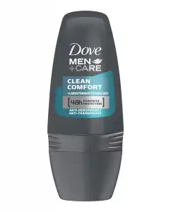 DOVE - Desodorante Roll-on Antitranspirante Clean Comfort Men+Care