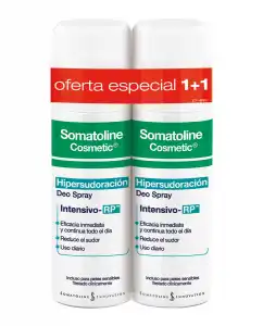 Somatoline - Desodorante Hipersudoración Spray Duplo 2x40 Ml Cosmetic