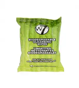 W7 - Pack de 2 x Toallitas Desmaquillantes Biodegradables