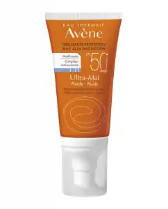 Avène - Crema Solar Facial Solar Ultra Mat SPF50+, 50 Ml