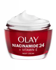 Olay - Crema Hidratante De Noche Niacinamida 24 + Vitamina E 50 Ml