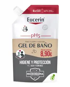 Eucerin® - Ecogel De Baño Cuerpo Y Rostro 400 Ml