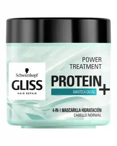 Gliss - Mascarilla De Proteínas 4 En 1 Con Manteca De Cacao