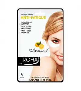 Iroha Nature - Parches Antifatiga para Ojos de Hidrogel - Vitamina C