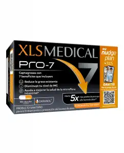 XLs Medical - 180 Cápsulas Captagrasas Pro 7 Nudge
