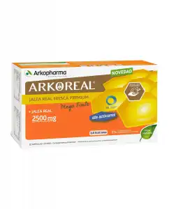 Arkopharma - 20 Unidosis Jalea Real Arkoreal 2500 Mg Sin Azúcar