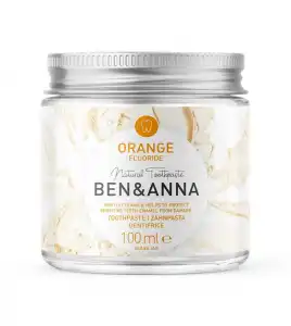 Ben & Anna - Pasta de dientes natural en crema con flúor - Orange