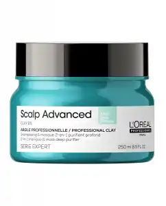 L'Oréal Professionnel - Arcilla 2-en-1 Enriquecida Con Activos Pelo Graso Scalp Advanced Serie Expert 250 Ml