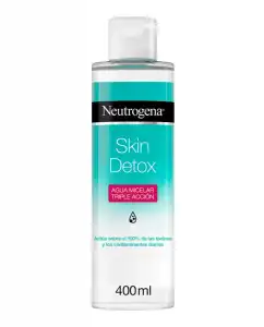 Neutrogena - Agua Micelar Triple Acción Skin Detox 400 Ml