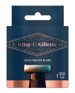 Gillette - Recambios De Hojas 4 Direcciones Style Master King