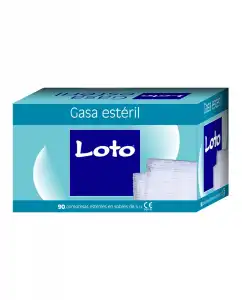 Loto - Gasa Estéril 90 Unidades