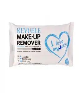 Revuele - Toallitas desmaquillantes para ojos y rostro I love my skin