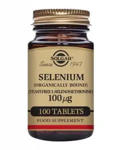 SOLGAR - 100 Comprimidos Selenio
