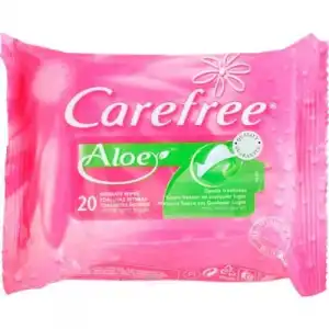 Carefree Aloe Vera Und. Toallitas Intimas