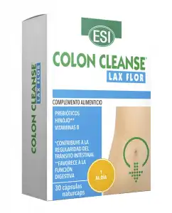 ESI - 30 Cápsulas Colon Cleanse Lax Flor