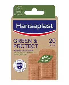 Hansaplast - 20 Ápositos Green & Protect