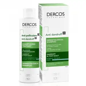 Dercos Champú Anticaspa Cabello Graso 200 ml