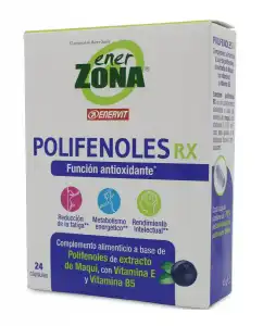 Enerzona - 24 Cápsulas Polifenoles RX