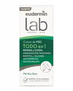 Eudermin - Crema De Pies Reparadora Grietas Y Talones