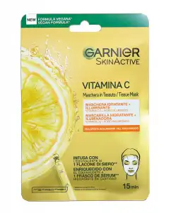 Garnier - Mascarilla Hidratante E Iluminadora Vitamina C Skin Active