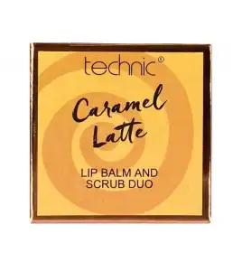 Technic Cosmetics - Dúo de bálsamo y exfoliante de labios - Caramel Latte