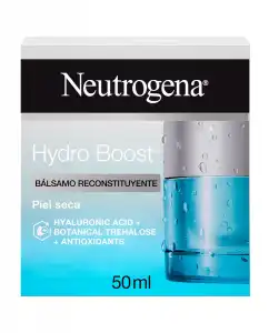 Neutrogena - Bálsamo Reconstituyente Con Ácido Hialurónico Hydro Boost Piel Seca 50 Ml
