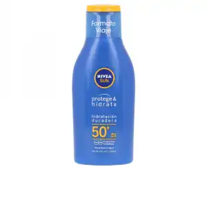 NIVEA - Loción Solar Protege & Hidrata SPF50+ Tamaño Viaje 100 Ml Sun