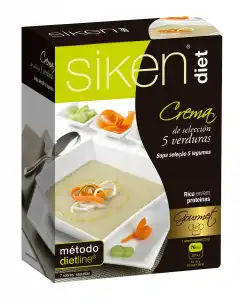 Siken® - Crema De Selección 5 Verduras Gourmet 7 Sobres Diet